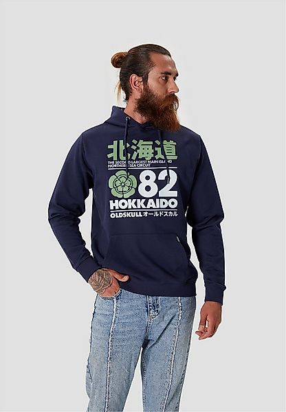 Oldskull Kapuzensweatshirt Retro Japan Island (1-tlg) mit coolem Hokkaido ´ günstig online kaufen