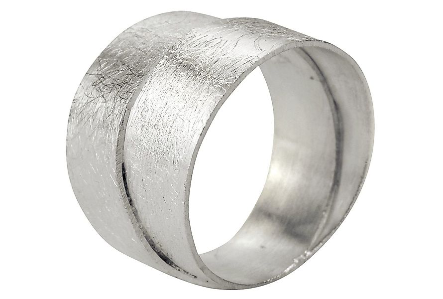 SILBERMOOS Silberring Doppelt-gewickelter Schmiedering, 925 Sterling günstig online kaufen