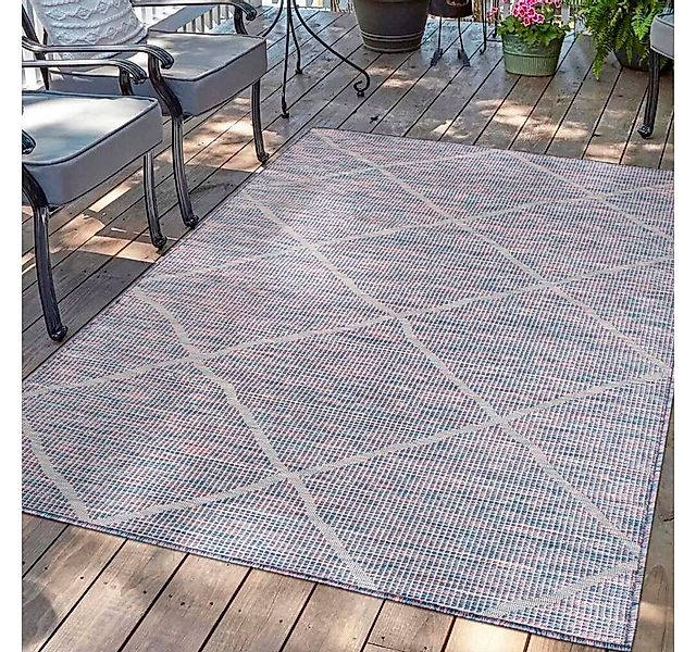 Carpet City Outdoorteppich PALM 3075, rechteckig, Höhe: 5 mm, Läufer, Wette günstig online kaufen