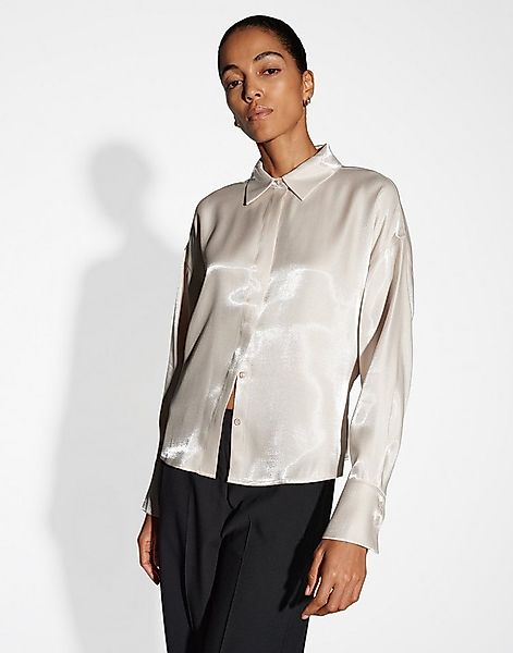 someday Hemdbluse ZOLDANA Boxy aus schimmerndem Viskosemix günstig online kaufen
