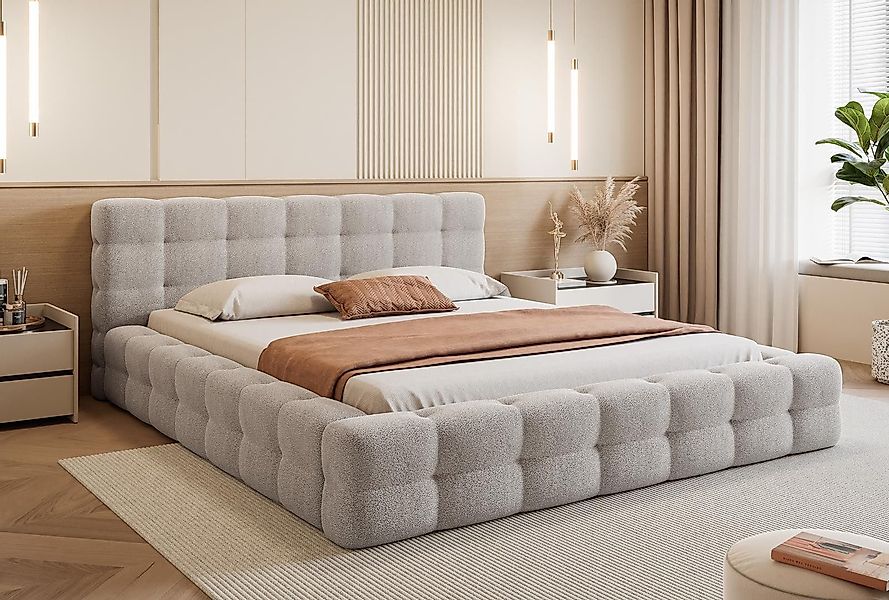 Compleo Polsterbett CLOUDY, Wolkenbett, Funktionales Doppelbett, günstig online kaufen