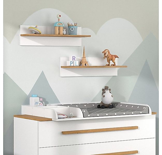 VitaliSpa® Wandregal Malia, Weiß/Weiß, 70 x 20 cm günstig online kaufen