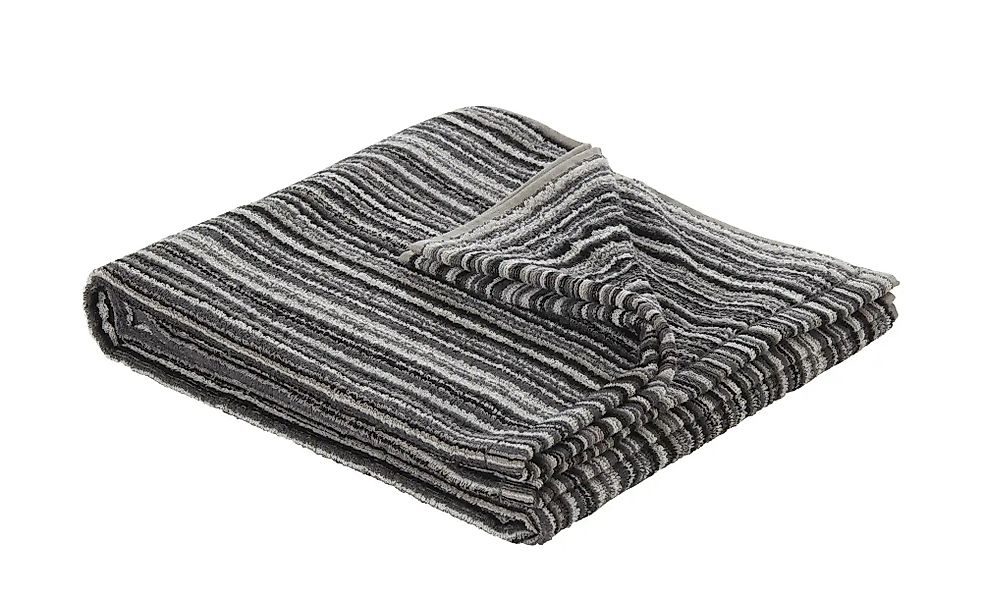 como Duschtuch  Jacquard Streifen ¦ grau ¦ Maße (cm): B: 70 Badtextilien > günstig online kaufen