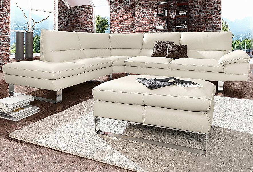 CALIA ITALIA Ecksofa "Dave, italienisches Designsofa mit erstklassigem Sitz günstig online kaufen