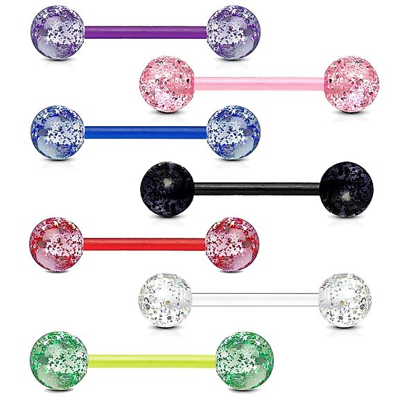 viva-adorno Brustwarzenpiercing Zungenpiercing Barbell Piercing Stab günstig online kaufen
