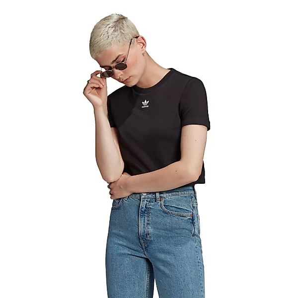 Adidas Originals Adicolor Crop Kurzärmeliges T-shirt 30 Black günstig online kaufen