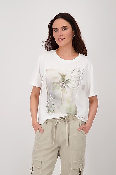 Monari Rundhalsshirt, mit Frontprint günstig online kaufen