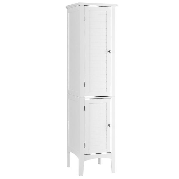 KOMFOTTEU Hochschrank Badschrank mit 2 Türen, günstig online kaufen