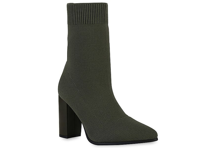 VAN HILL 838159 Schlupfboots Damen Schlupfstiefeletten Stiefeletten Stiefel günstig online kaufen