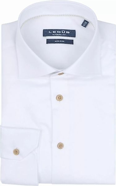 Ledub Hemd Weiß - Größe 43 günstig online kaufen