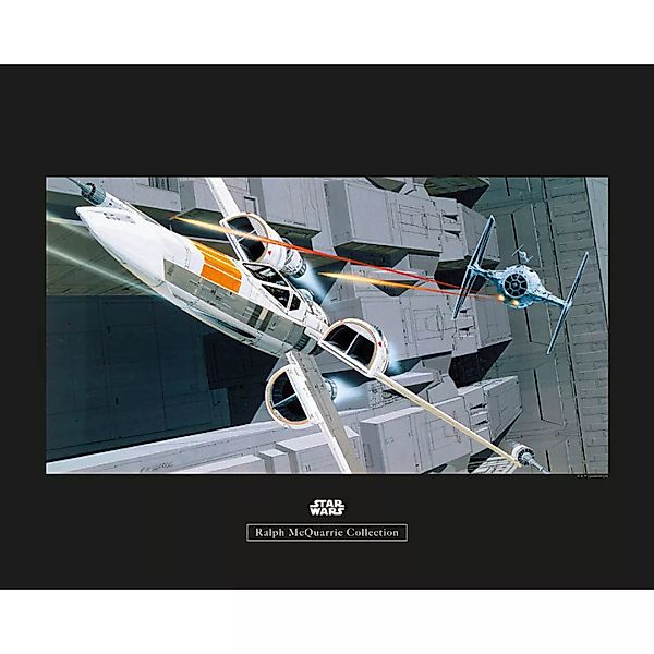 Komar Wandbild Star Wars Classic RMQ X-Wing vs TIE Star Wars B/L: ca. 50x40 günstig online kaufen