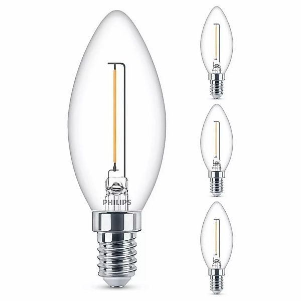 Philips LED Lampe ersetzt 15W, E14 Kerze B35, klar, warmweiß, 136 Lumen, ni günstig online kaufen