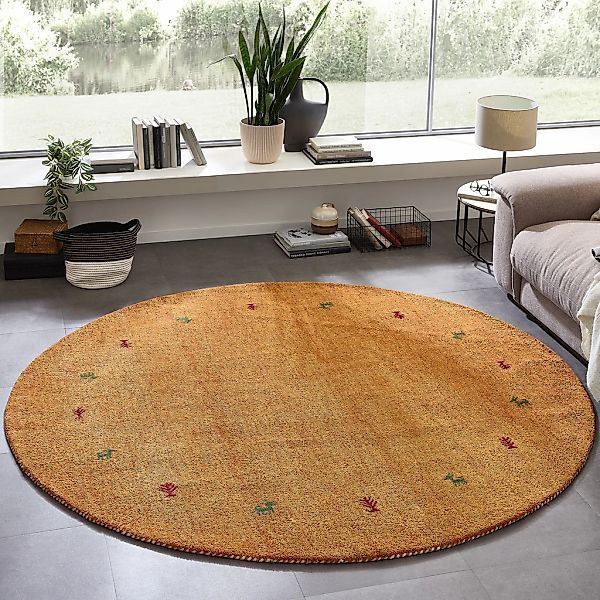 THEKO Wollteppich "Gabbeh Motiv, Handgefertigt, Teppich, Tiermotiv, reine W günstig online kaufen