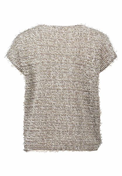 Betty Barclay Kurzarmshirt "Damen Feinstrickpullover mit Lurexfaden" 1 Stk. günstig online kaufen