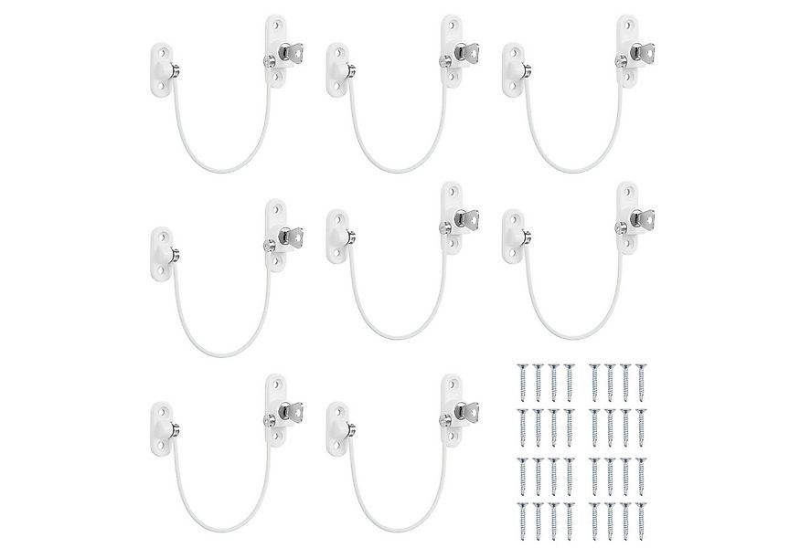 Belle Vous Dekoobjekt Belle Vous 8er-Pack Weiße Kindersicherung Fenster-Sch günstig online kaufen