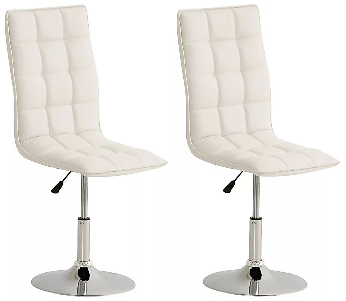 2er Set Esszimmerstühle Peking Weiß günstig online kaufen