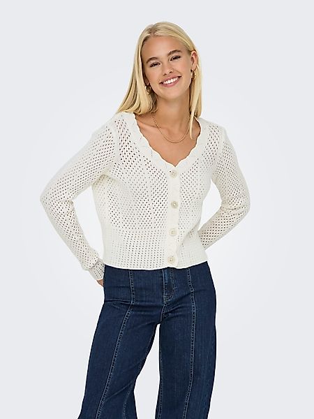 ONLY Strickjacke ONLROSELIA LS V-NECK CARDI günstig online kaufen