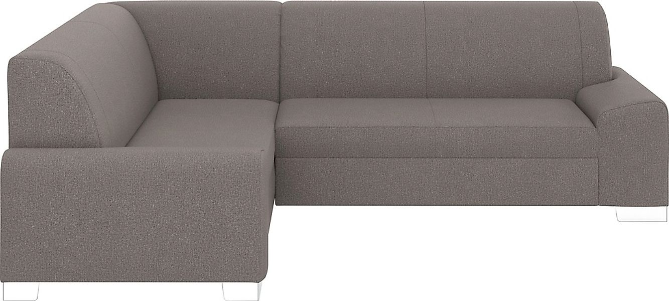 DOMO collection Ecksofa "Anzio in kubischer Formensprache, flache Armlehnen günstig online kaufen