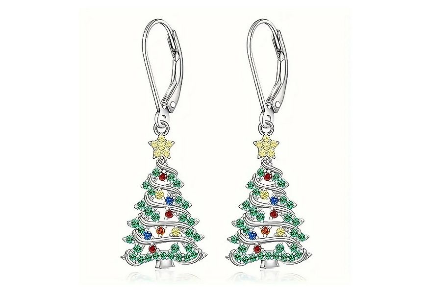 Adelia´s Paar Ohrhänger Weihnachtsschmuck Ohrringe Ohrhänger Weihnachtsbaum günstig online kaufen