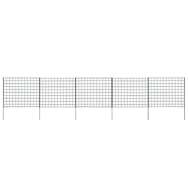 vidaXL Gartenzaun Gartenzaun Set 77,5x64 cm günstig online kaufen