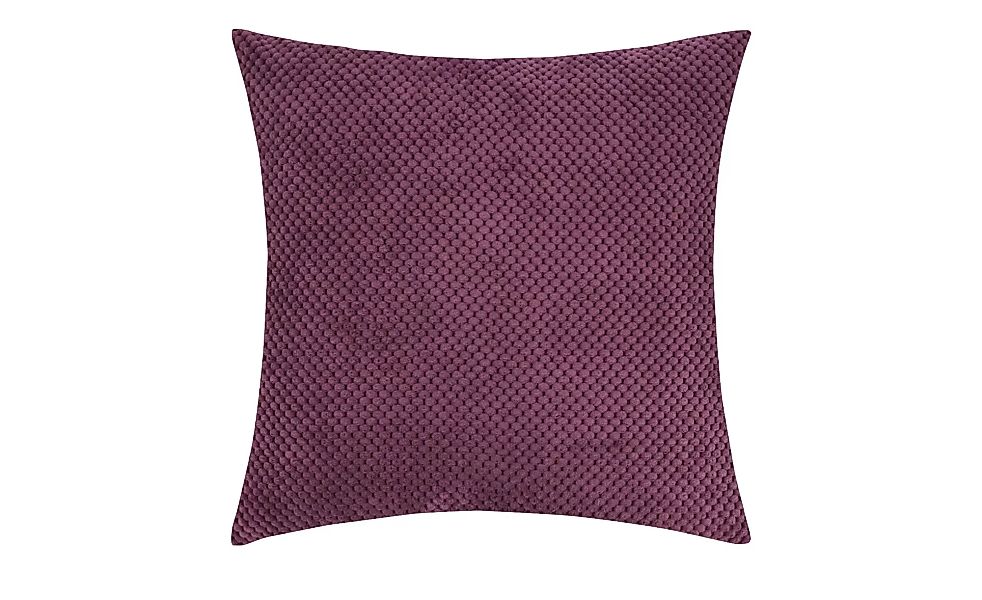 HOME STORY Kissen  Lisa - lila/violett - 100% Polyester, 250gr. - 40 cm - S günstig online kaufen