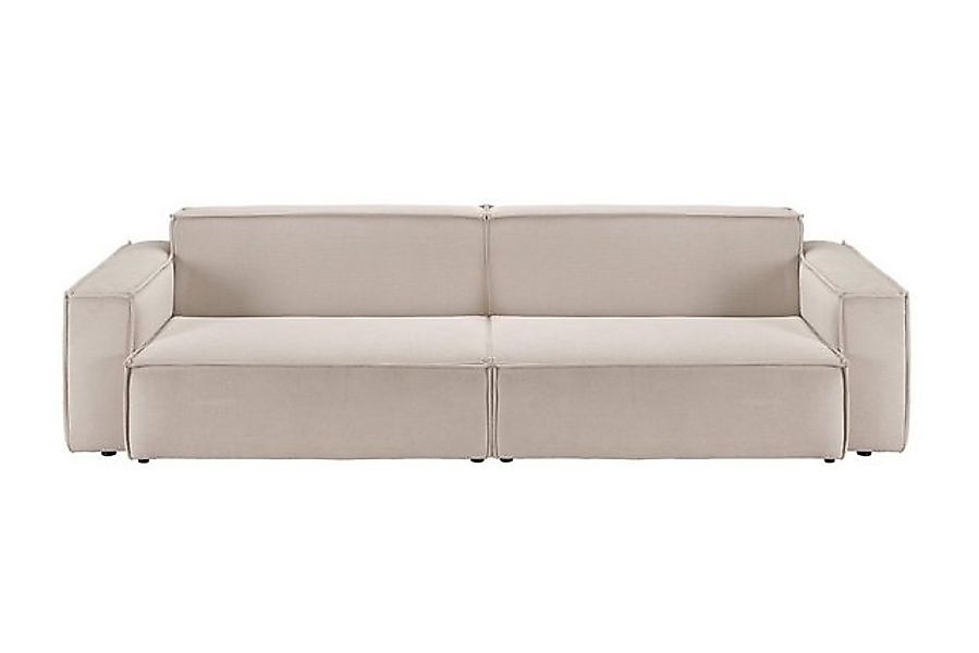 KAWOLA Sofa SAMU, Couch Feincord 2-Sitzer oder 3-Sitzer verschiedene Farben günstig online kaufen