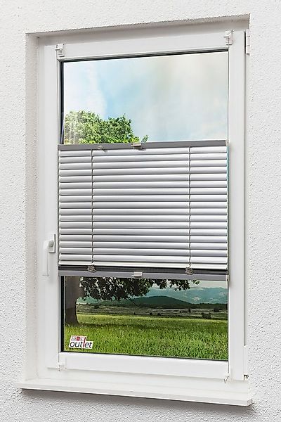 LYSEL® Jalousie Alu 25mm klemmen Silber, HxB 130x45cm günstig online kaufen