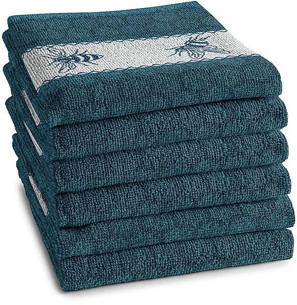 DDDDD Geschirrtuch »DDDDD Küchentuch Bees 50 x 55 (6er-Pack)« schnell trock günstig online kaufen