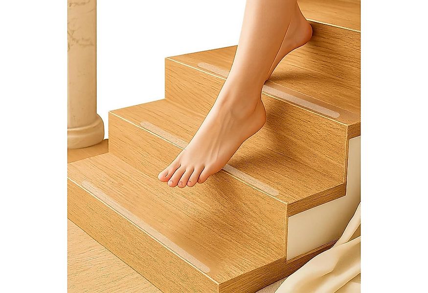 Youyijia Fliesenaufkleber 18 Stück Antirutsch Streifen für Treppen 3x64cm B günstig online kaufen