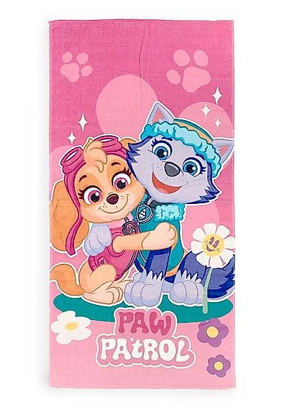 PAW PATROL Strandtuch Kinderhandtuch aus Baumwolle günstig online kaufen