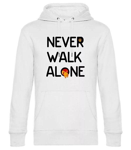 Never Walk Alone · Unisex Premium Hoodie günstig online kaufen