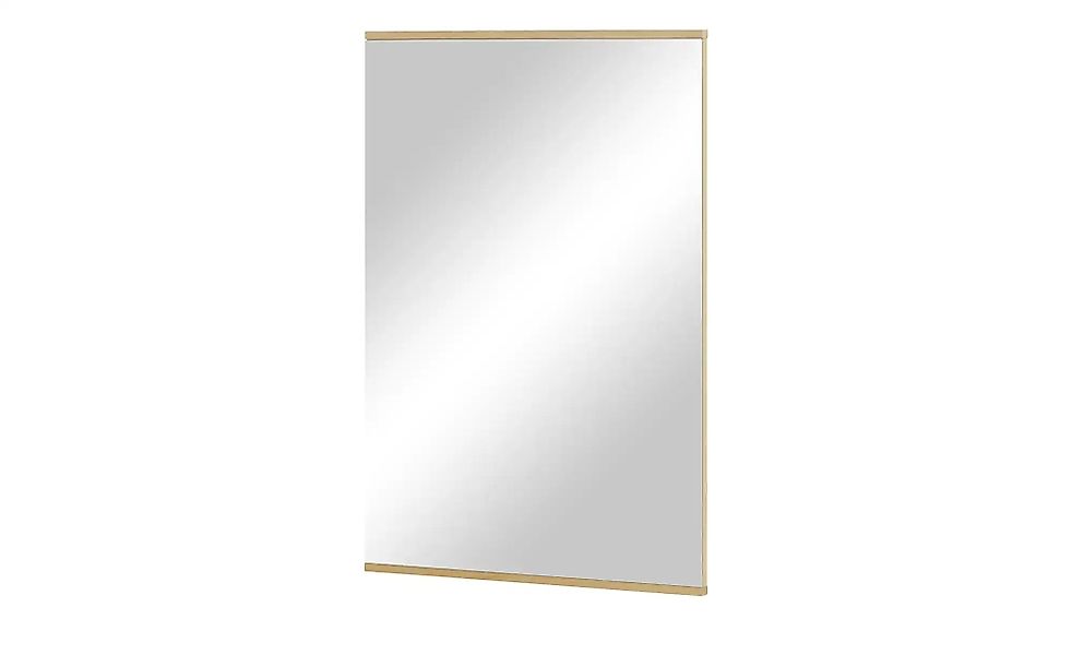 Spiegel 56 x 82 cm Longo ¦ holzfarben ¦ Glas,Aluminium,Holz ¦ Maße (cm): B: günstig online kaufen