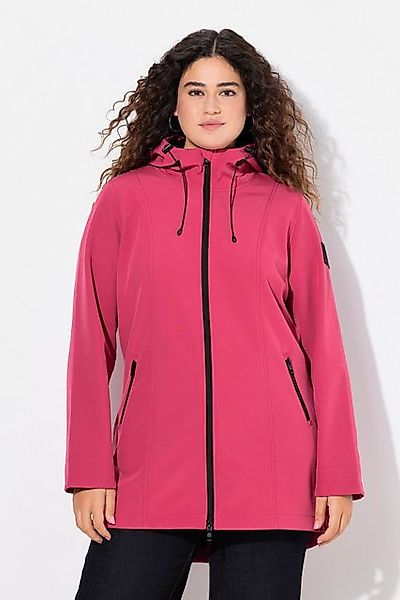 Ulla Popken Softshelljacke HYPRAR Long-Softshelljacke wasserabweisend A-Lin günstig online kaufen