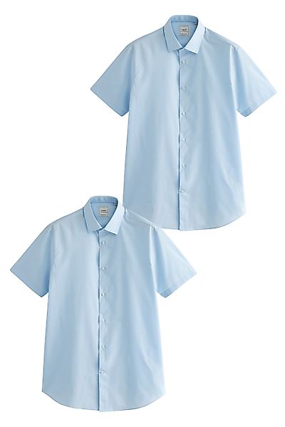 Next Kurzarmhemd Easy Care Kurzarm-Hemden, 2er-Pack günstig online kaufen