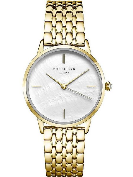 ROSEFIELD Quarzuhr Rosefield RMGSG-R01 The Pearl Edit Damenuhr 36mm 3ATM Ro günstig online kaufen
