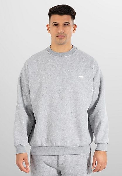 Smilodox Sweatshirt Kade, Regular Fit Langarmshirt Pullover Herren Sport Gy günstig online kaufen
