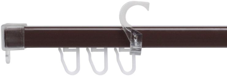 Liedeco U-Schiene "U-STORELAU01GS" 1 läufig-läufig Fixmaß günstig online kaufen