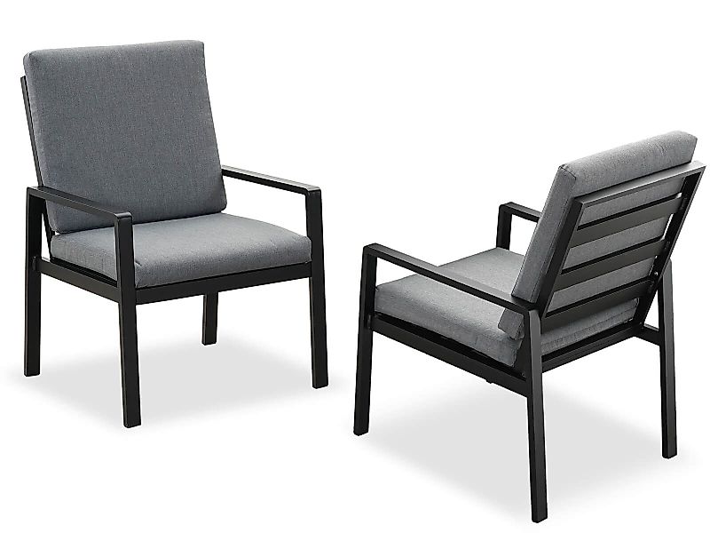MeXo Gartenlounge-Set Alu Gartenmöbel-Sets, (Aluminium-Gartenlounge, 2-tlg. günstig online kaufen