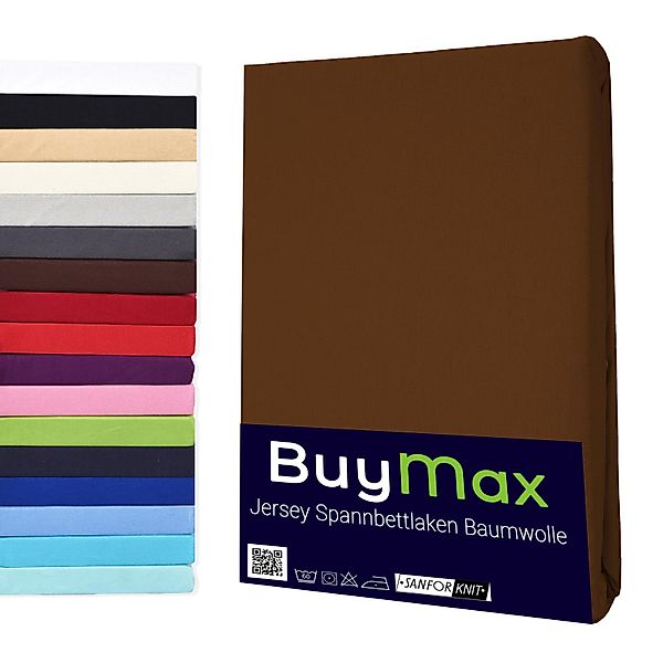 Buymax Spannbettlaken StyleHeim Jersey aus 100% günstig online kaufen