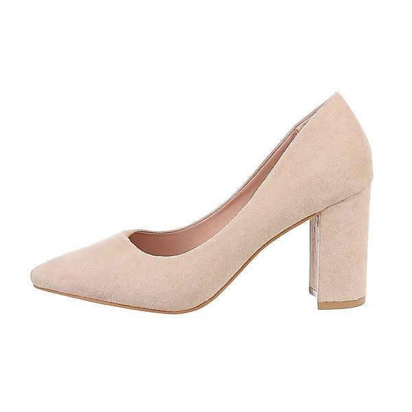 Ital-Design Damen Abendschuhe Elegant High-Heel-Pumps Blockabsatz günstig online kaufen