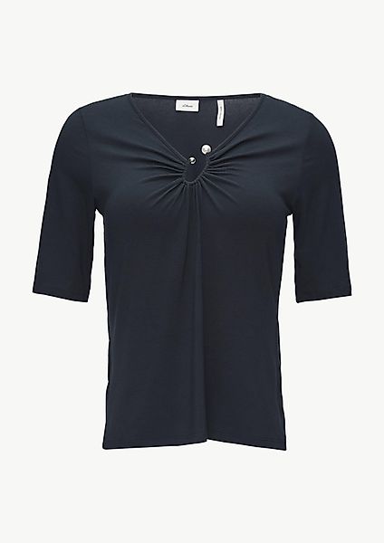 s.Oliver BLACK LABEL Kurzarmshirt T-Shirt mit günstig online kaufen