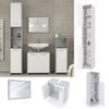 Vicco Badmöbel-Set Kiko, Beton/Weiß, 4 Teile, günstig online kaufen