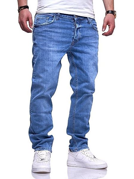 Rello & Reese Straight-Jeans RRamerican im angesagten Used-Look günstig online kaufen