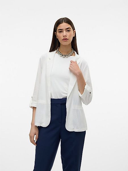 Vero Moda Kurzblazer VMJESMILO 3/4 LOOSE BLAZER WVN NOOS mit Leinen günstig online kaufen
