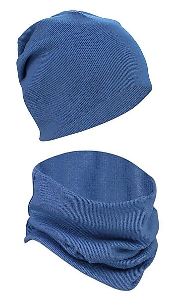 Alkato Beanie Alkato Unisex Beanie Mütze und Schal Set Uni günstig online kaufen