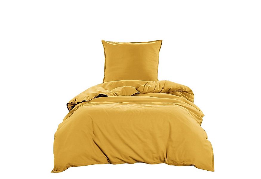 wometo Bettwäsche Stone Washed in Gr. 135x200, 155x220, Renforcé, OEKO-TEX® günstig online kaufen