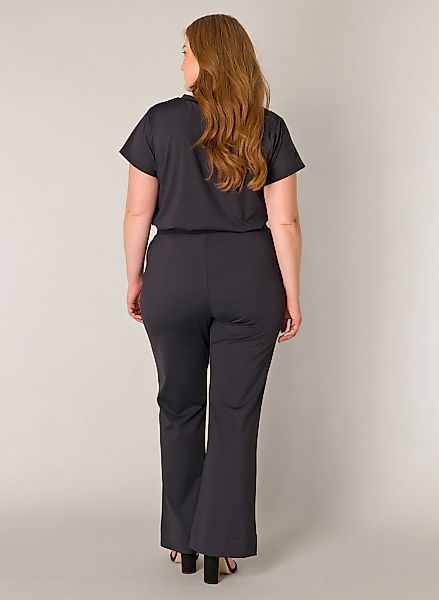 Base Level Curvy Stoffhose "Lori" Sommerhose mit Stetch und leichtem Schlag günstig online kaufen