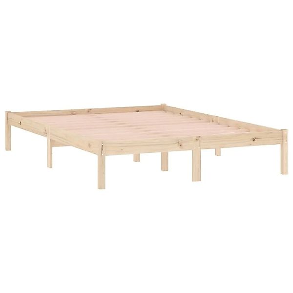 vidaXL Massivholzbett ohne Matratze 137x190 cm Kiefer 822458 günstig online kaufen