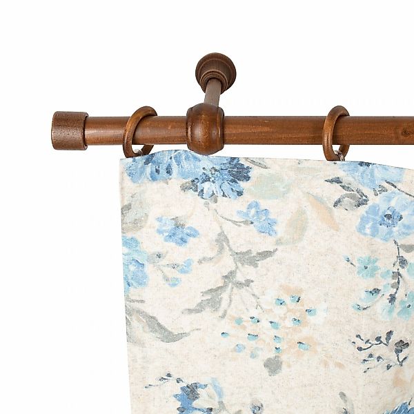 SN DECO GROUP Gardinenstange "Cafiro" 1 läufig-läufig Fixmaß 28 mm, Holz, v günstig online kaufen