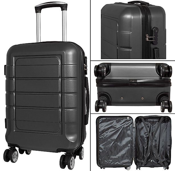 Monopoly Hartschalen-Trolley Hartschalen-Trolley Reisekoffer ABS Hartschale günstig online kaufen